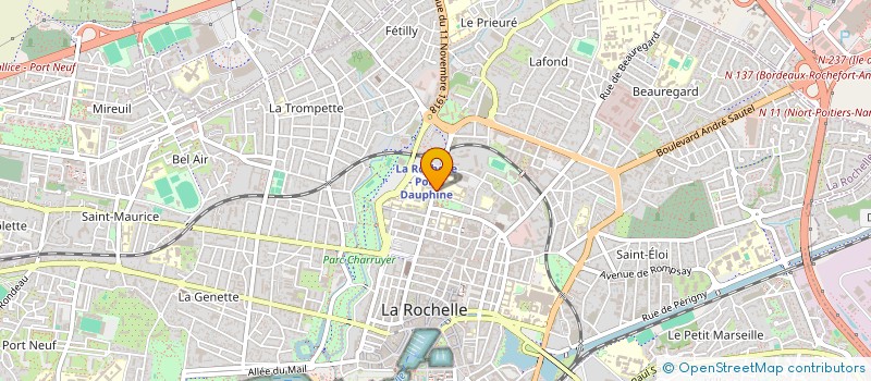 localisation de l'entreprise MONSIEUR THIERRY GOUINEAU à LA ROCHELLE
