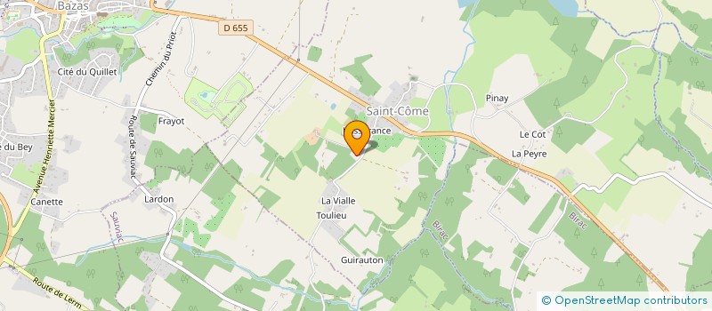 localisation de l'entreprise MONSIEUR THIERRY GOURGUES  SAINT-COME