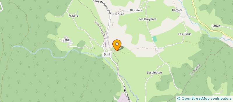 localisation de l'entreprise MONSIEUR THIERRY GOUTORBE  TUILIERE (LA)