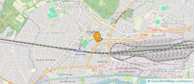 localisation de l'entreprise MONSIEUR THIERRY GOUTTEBESSIS  CHELLES