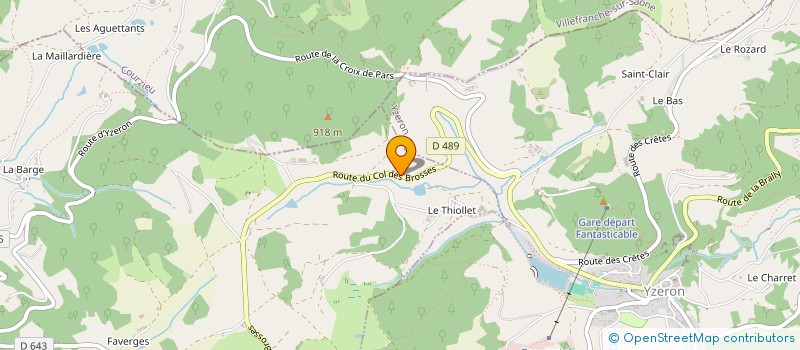 localisation de l'entreprise MONSIEUR THIERRY GOUTTENOIRE  GREZIEU-LE-MARCHE