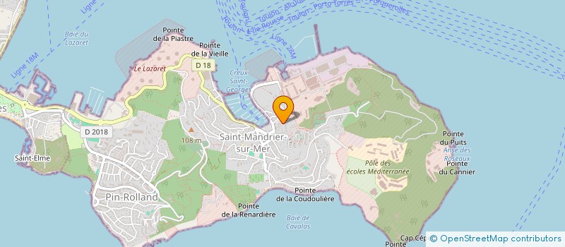 localisation de l'entreprise MONSIEUR THIERRY GOVAERT  SAINT-MANDRIER-SUR-MER