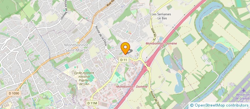localisation de l'entreprise MONSIEUR THIERRY GRAND à MONTBONNOT-SAINT-MARTIN