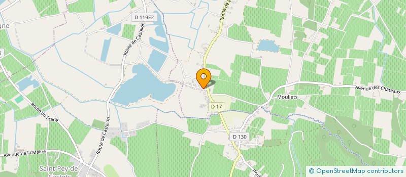 localisation de l'entreprise MONSIEUR THIERRY GRANDET  MOULIETS-ET-VILLEMARTIN