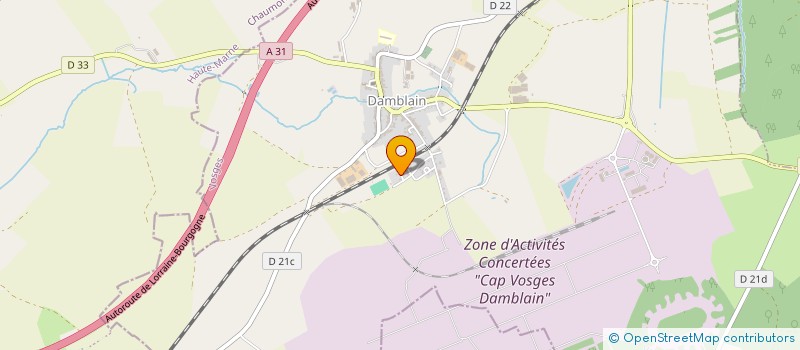 localisation de l'entreprise MONSIEUR THIERRY GRANDJEAN  DAMBLAIN