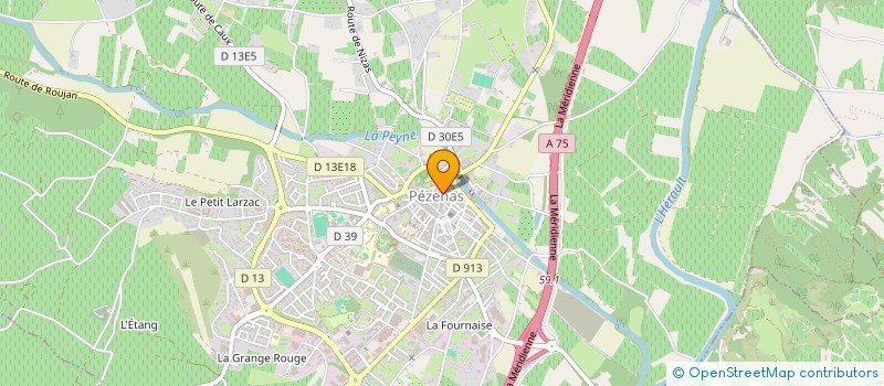 localisation de l'entreprise MONSIEUR THIERRY GRARE  PEZENAS