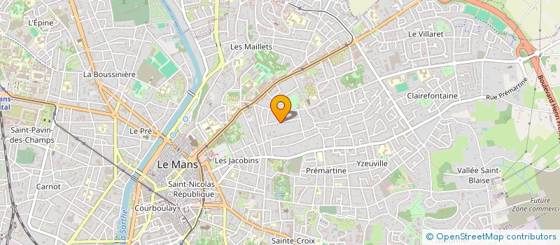 localisation de l'entreprise MONSIEUR THIERRY GRAS  LE MANS