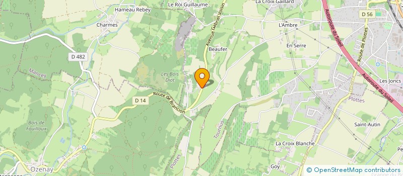 localisation de l'entreprise MONSIEUR THIERRY GRAZIA  TOURNUS