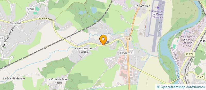 localisation de l'entreprise MONSIEUR THIERRY GRELLET  CHARMEIL