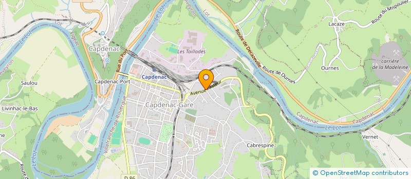 localisation de l'entreprise MONSIEUR THIERRY GRIALOU  CAPDENAC-GARE