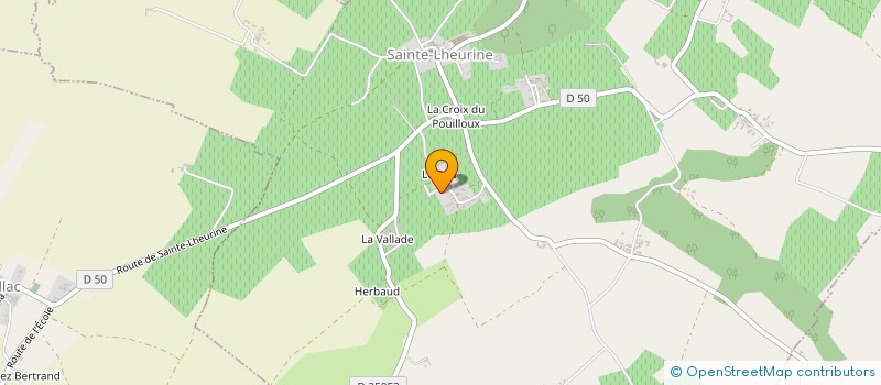 localisation de l'entreprise MONSIEUR THIERRY GRILLAUD  SAINTE-LHEURINE