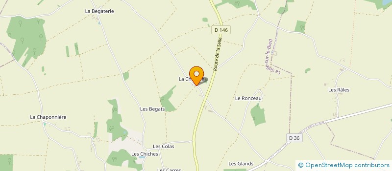 localisation de l'entreprise MONSIEUR THIERRY GRIMAULT à LA SELLE-SUR-LE-BIED