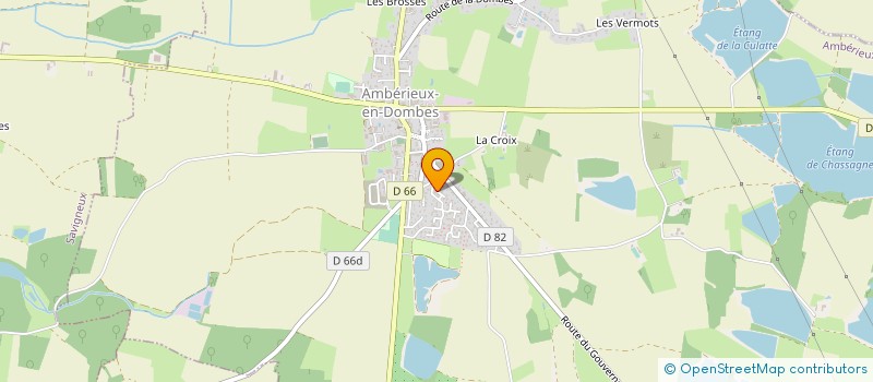 localisation de l'entreprise MONSIEUR THIERRY GRIOT  AMBERIEUX-EN-DOMBES