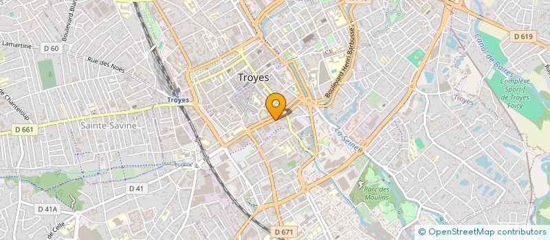 localisation de l'entreprise MONSIEUR THIERRY GRIVIAU  TROYES