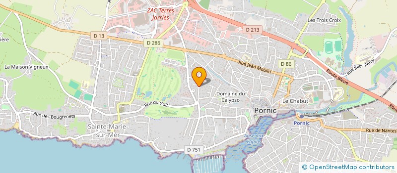 localisation de l'entreprise MONSIEUR THIERRY GROLLIER à PORNIC