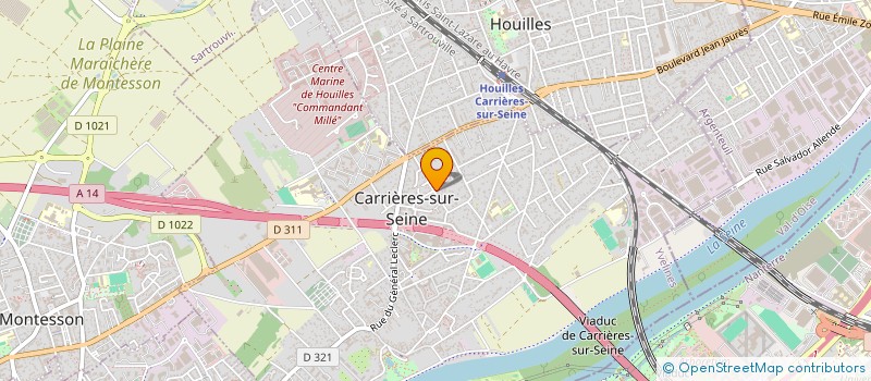 localisation de l'entreprise MONSIEUR THIERRY GROSMAIRE  CARRIERES-SUR-SEINE