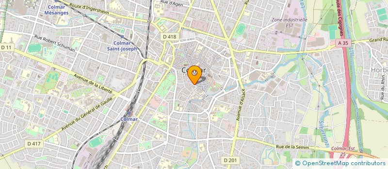 localisation de l'entreprise MONSIEUR THIERRY GROSS  COLMAR