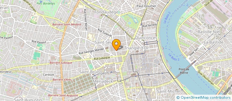 localisation de l'entreprise MONSIEUR THIERRY GROSSIN  BORDEAUX