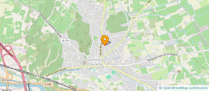 localisation de l'entreprise MONSIEUR THIERRY GUEDJ  CAUMONT-SUR-DURANCE