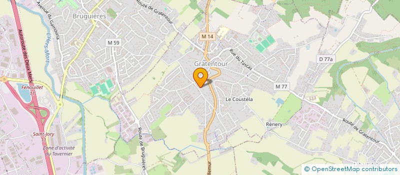 localisation de l'entreprise MONSIEUR THIERRY GUENAND  GRATENTOUR