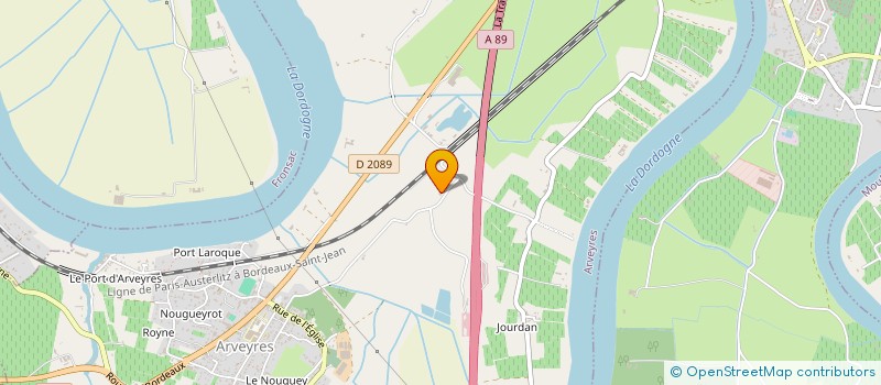 localisation de l'entreprise MONSIEUR THIERRY GUENARD  LIBOURNE