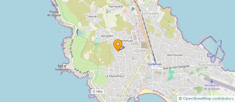 localisation de l'entreprise MONSIEUR THIERRY GUERIN à QUIBERON