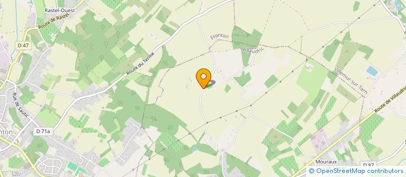 localisation de l'entreprise MONSIEUR THIERRY GUERIN  VILLAUDRIC