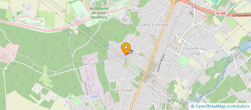 localisation de l'entreprise MONSIEUR THIERRY GUFFROY à SAINT-GERMAIN-LES-ARPAJON