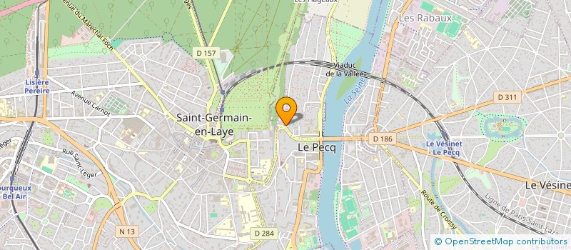 localisation de l'entreprise MONSIEUR THIERRY GUFFROY  LE PECQ