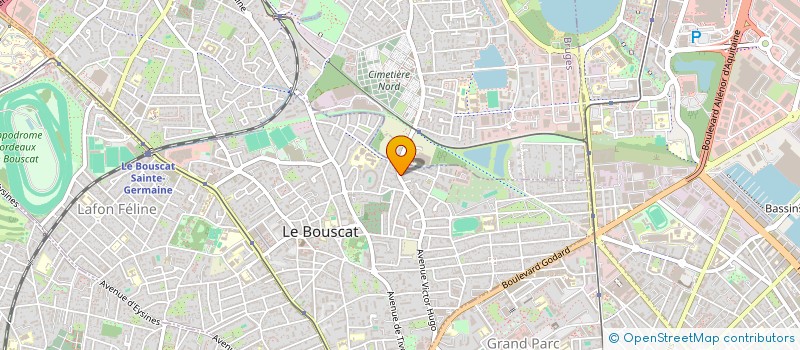 localisation de l'entreprise MONSIEUR THIERRY GUICHON  LE BOUSCAT