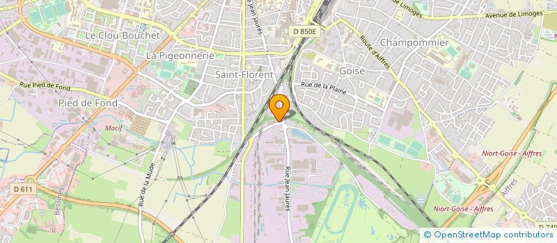 localisation de l'entreprise MONSIEUR THIERRY GUIGNARD  NIORT