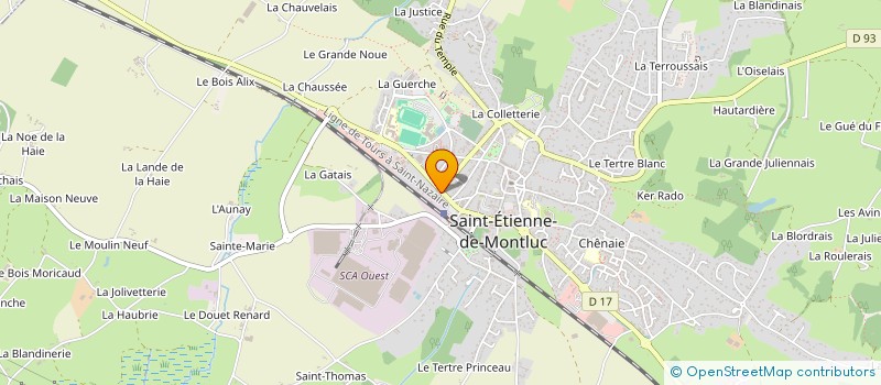 localisation de l'entreprise MONSIEUR THIERRY GUILLAUME à SAINT-ETIENNE-DE-MONTLUC