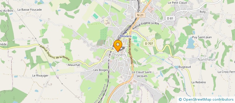 localisation de l'entreprise MONSIEUR THIERRY GUILLE  THIVIERS