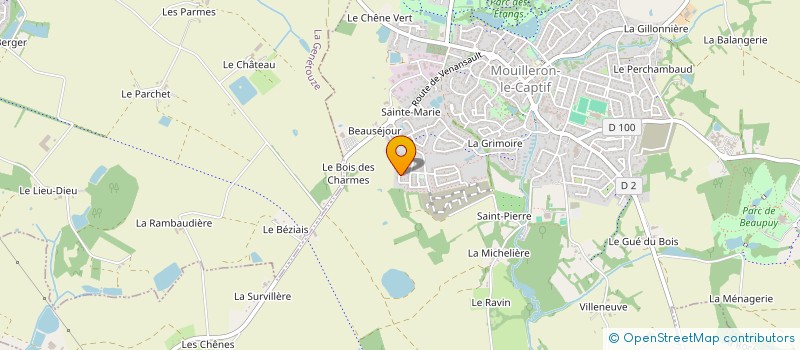 localisation de l'entreprise MONSIEUR THIERRY GUILLON  MOUILLERON-LE-CAPTIF