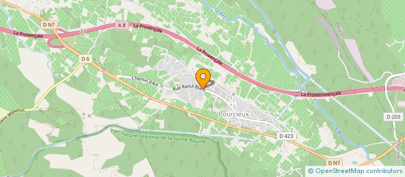 localisation de l'entreprise MONSIEUR THIERRY GUINOISEAU  POURCIEUX