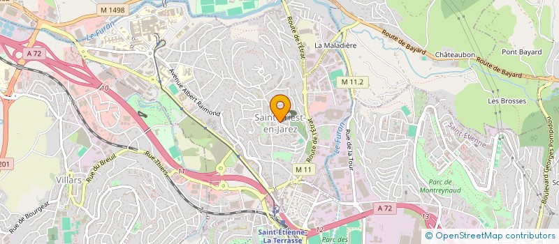 localisation de l'entreprise MONSIEUR THIERRY GUIRAO à SAINT-PRIEST-EN-JAREZ