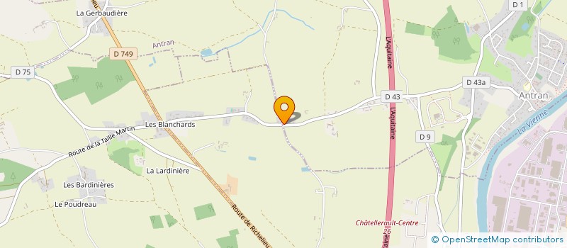 localisation de l'entreprise MONSIEUR THIERRY GUYET  ANTRAN