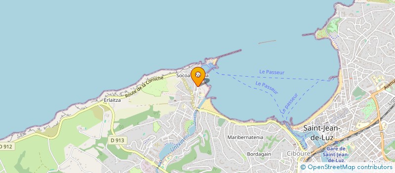 localisation de l'entreprise MONSIEUR THIERRY GUYONNET  CIBOURE