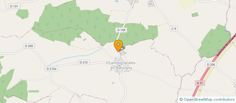 localisation de l'entreprise MONSIEUR THIERRY GUYOT à CHAMPIGNEULLES-EN-BASSIGNY