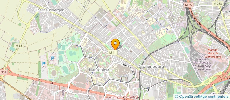 localisation de l'entreprise MONSIEUR THIERRY HAAN à STRASBOURG