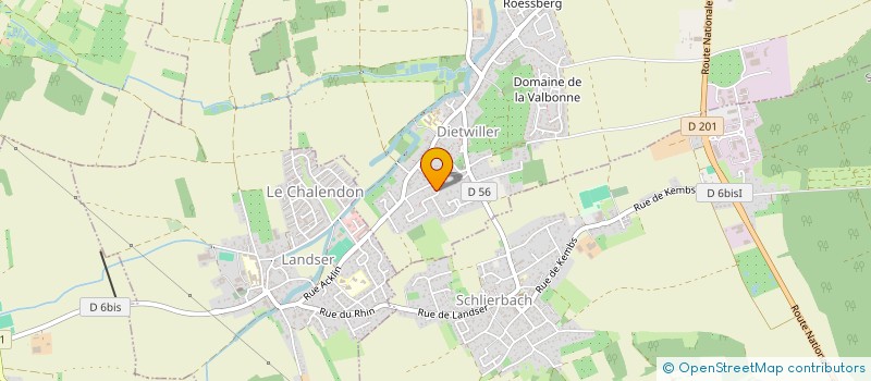 localisation de l'entreprise MONSIEUR THIERRY HAART  DIETWILLER