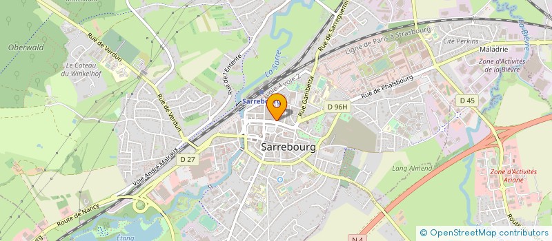 localisation de l'entreprise MONSIEUR THIERRY HAFFEMAYER à SARREBOURG