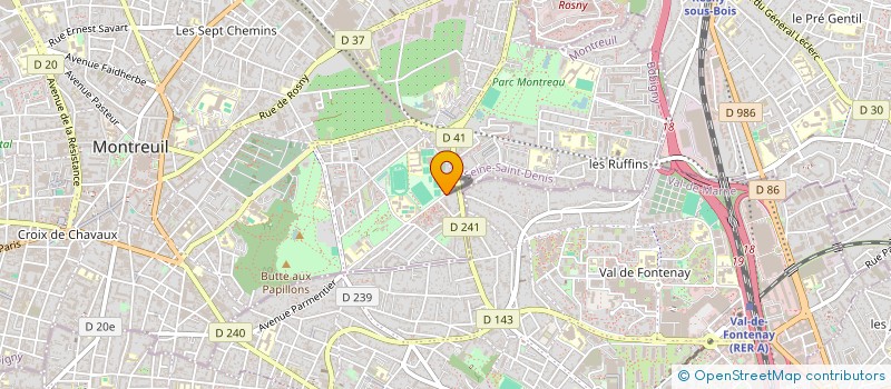 localisation de l'entreprise MONSIEUR THIERRY HAIK à MONTREUIL
