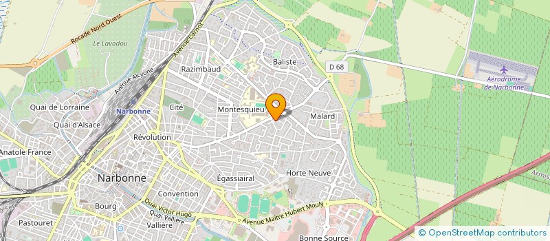 localisation de l'entreprise MONSIEUR THIERRY HALEMAI  NARBONNE