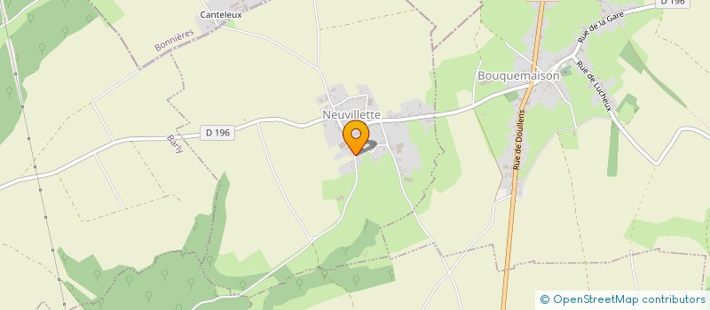 localisation de l'entreprise MONSIEUR THIERRY HALLOT  NEUVILLETTE