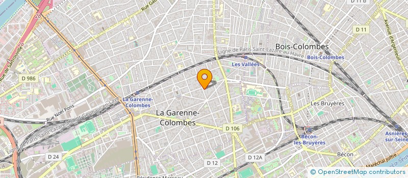 localisation de l'entreprise MONSIEUR THIERRY HAMIDATENE à LA GARENNE COLOMBES