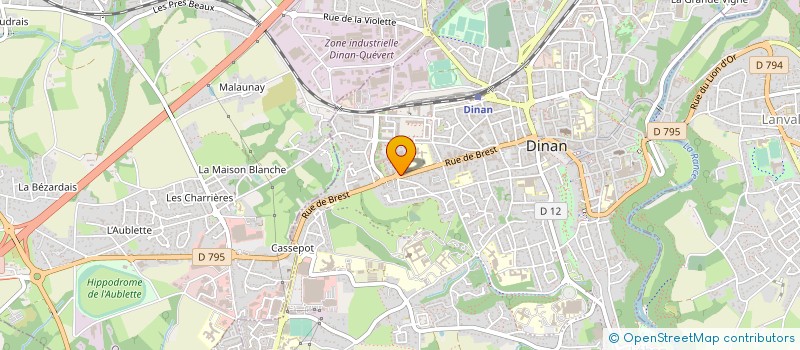 localisation de l'entreprise MONSIEUR THIERRY HAMON à DINAN