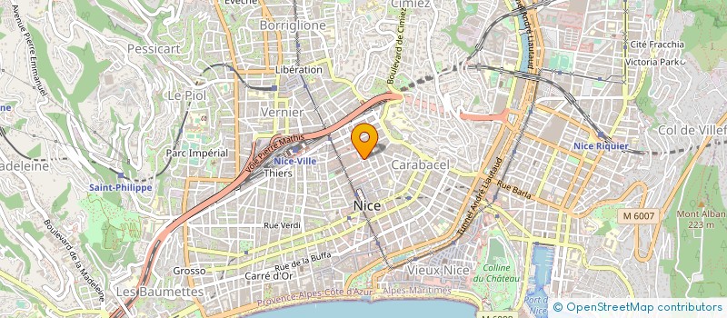 localisation de l'entreprise MONSIEUR THIERRY HANNOUN  NICE