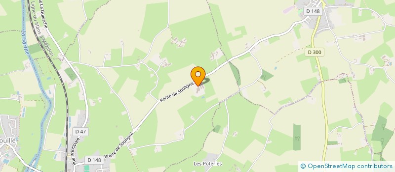 localisation de l'entreprise MONSIEUR THIERRY HARDOUIN  LA GUIERCHE