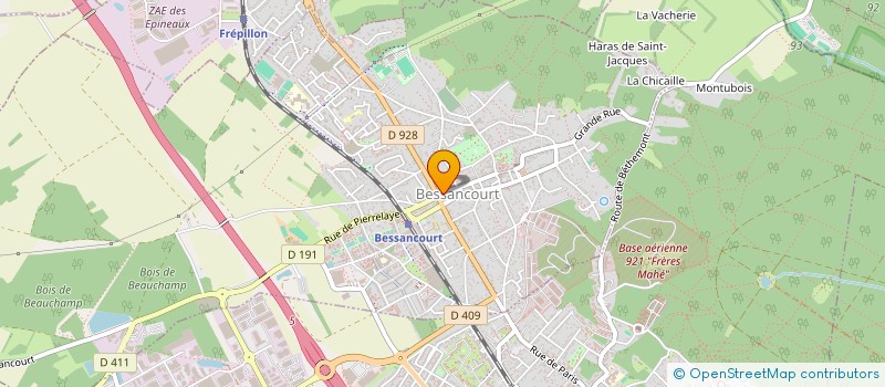 localisation de l'entreprise MONSIEUR THIERRY HARDY  BESSANCOURT